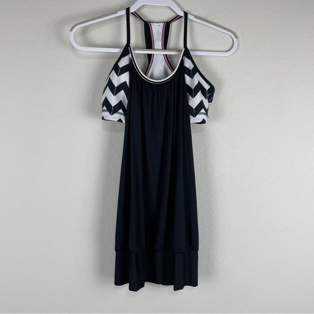 lululemon athletica Black and White Tank Top